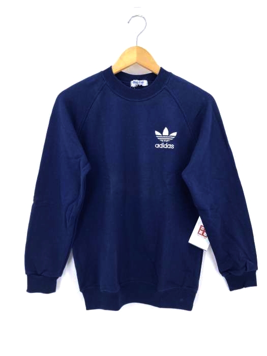adidas(アディダス) デサント製 刺繍ラグランスウェット レディース JPN：M
