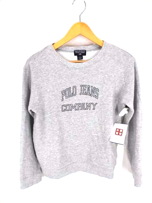 ポロジーンズカンパニーラルフローレン POLO JEANS COMPANY RALPH LAUREN アーチロゴ クルーネックスウェット レディース JPN：S