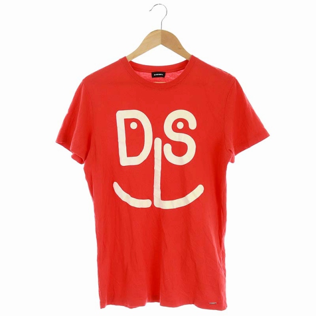 ディーゼル DIESEL Tシャツ カットソー プルオーバー 半袖 フロッキー メンズ  M
