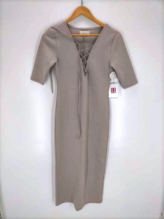 Sea Room lynn(シールームリン) レースアップカットマキシワンピース レディース JPN：S