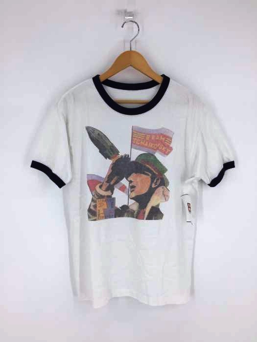 USED古着(ユーズドフルギ) プリント リンガーTシャツ メンズ 表記無