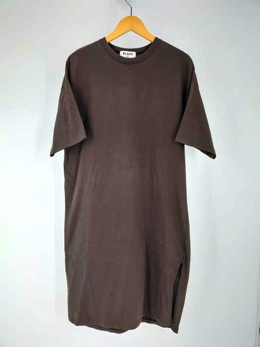 BLACK by moussy(ブラックバイマウジー) サイドスリット半袖ワンピース レディース FREE