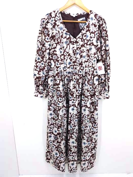 moussy(マウジー) FROWER PRINTED JACQUARD DRESS レディース  1