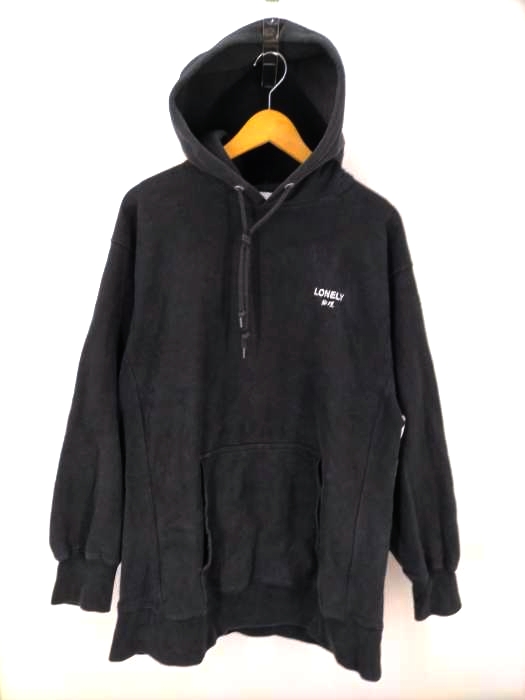 LONELY 論理(ロンリー) 浮世絵バックプリントプルオーバーパーカー メンズ 表記無