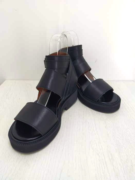 JUNYA WATANABE COMME des GARCONS(ジュンヤワタナベコムデギャルソン) レザーコンフォートサンダル レディース  XS