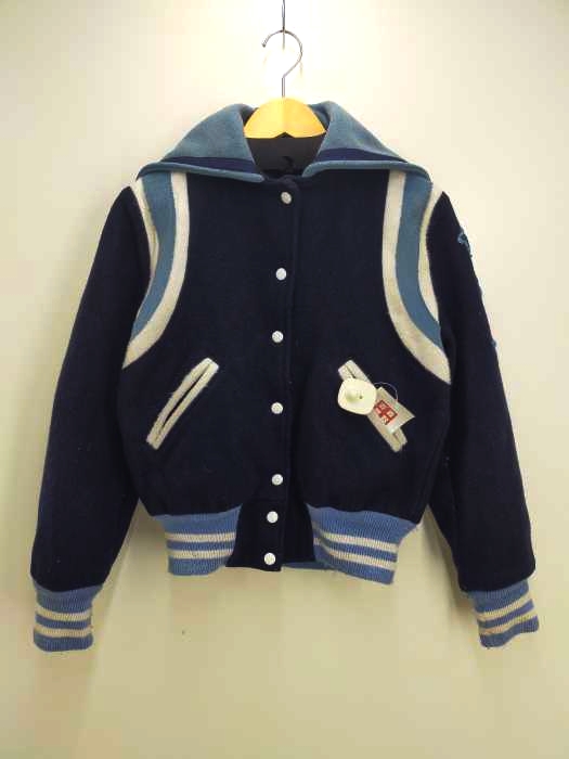 ADMIRAL SPORTSWEAR セーラーカラーウールスタジャン レディース 表記無