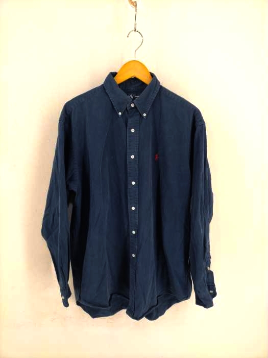 RALPH LAUREN(ラルフローレン) BLAKE スモールポニー刺繍BDシャツ メンズ import：L
