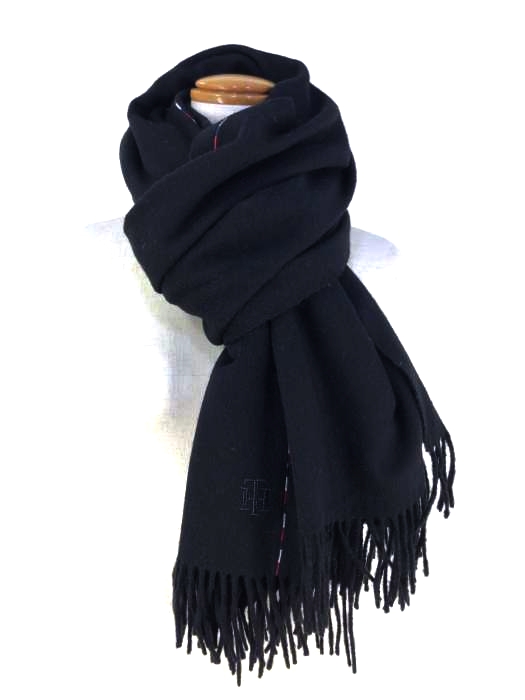 トミーヒルフィガー TOMMY HILFIGER ウールマフラー メンズ  OS