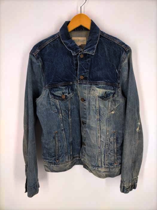 デニムアンドサプライ ラルフローレン DENIM & SUPPLY RALPH LAUREN USED加工デニムトラッカージャケット メンズ JPN：M