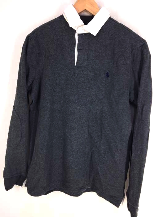 ポロラルフローレン POLO RALPH LAUREN COSTOM SLIM FIT 長袖ポロシャツ メンズ  M
