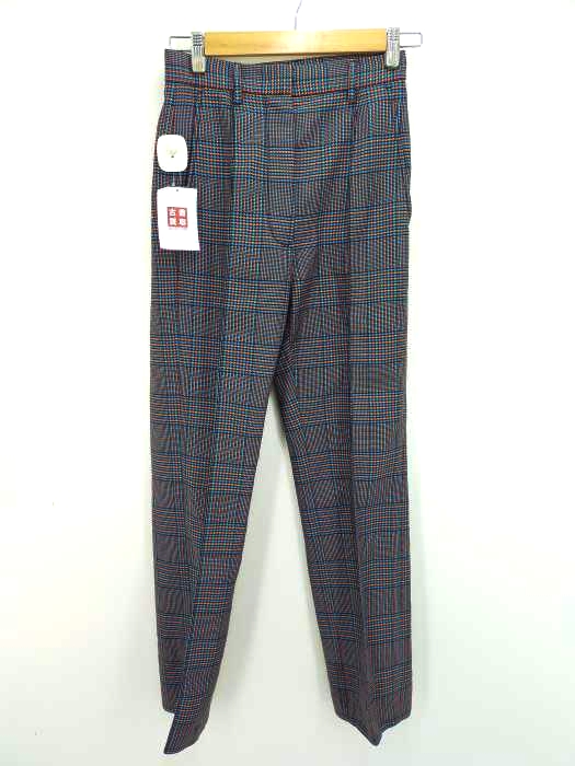 エムエムシックス メゾンマルジェラ MM6 Maison Margiela チェックテーパードパンツ レディース JPN：38