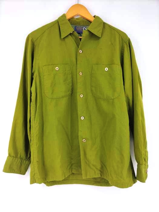 ペンドルトン PENDLETON 60S オープンカラー長袖シャツ メンズ JPN：M