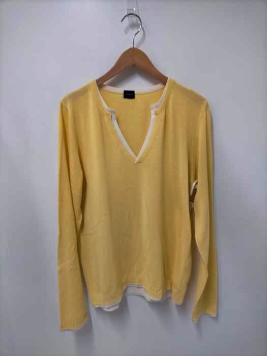 ジルサンダー JIL SANDER スキッパーレイヤードコットンニット メンズ  48