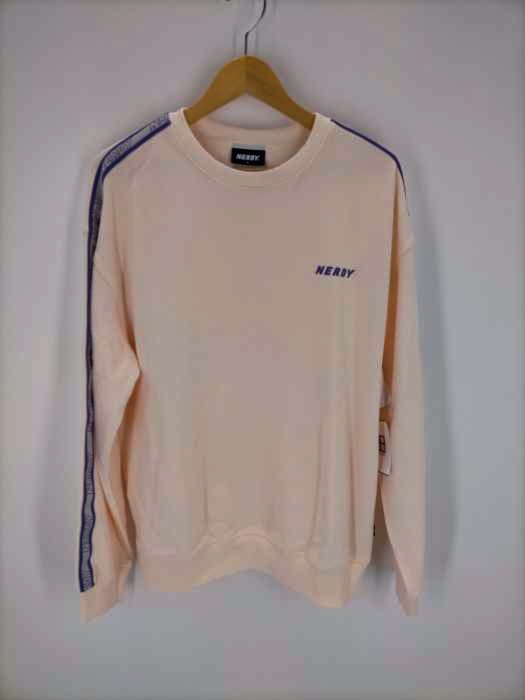 ノルディー nerdy 21aw Unisex Street Style Long Sleeves Plain Cotton Logo メンズ JPN：L