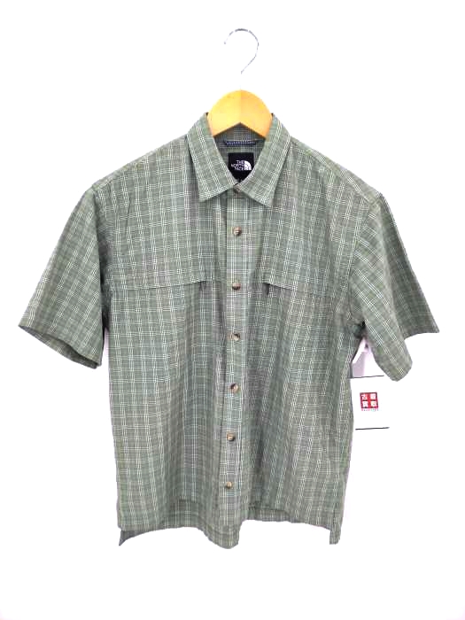 ザノースフェイス THE NORTH FACE ジップポケット チェックシャツ メンズ JPN：S