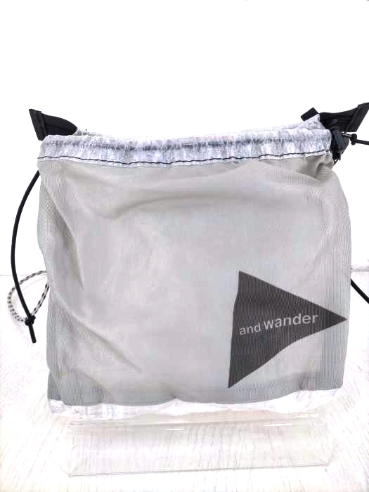 アンドワンダー and wander Dyneema sacoche ダイニーマ サコッシュ メンズ 表記無