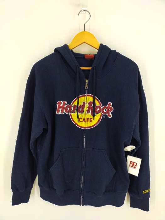 ハードロックカフェ Hard Rock Cafe プリントジップパーカー メンズ 表記無