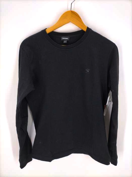 DIESEL(ディーゼル) ロゴパッチ ロングスリーブTシャツ メンズ JPN：M