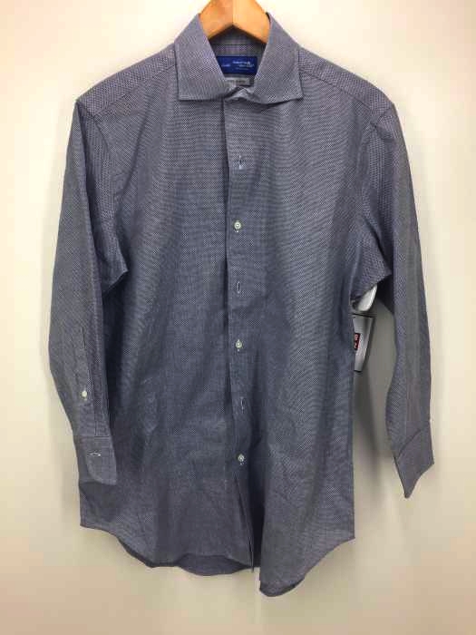 Makers Shirt 鎌倉(メーカーズシャツカマクラ) LENO CLOTH ホリゾンタルカラーシャツ メンズ  16-41