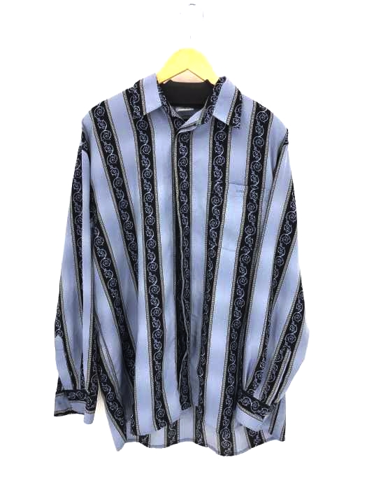 USED古着(ユーズドフルギ) RAGER KENT 比翼ボタン 総柄シャツ メンズ 表記無