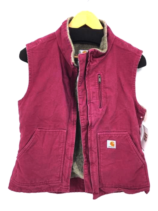 Carhartt(カーハート) ダック地ボアベスト レディース SMALL REGUALR