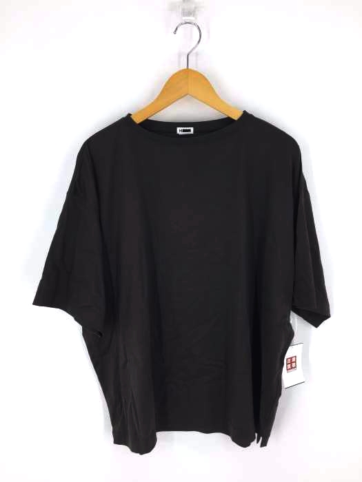 H BEAUTY&YOUTH UNITED ARROWS(エイチビューティーアンドユースユナイテッドアローズ) SHINY BOAT NECK SHORT SLEEVE PULLOVER メンズ JPN:M