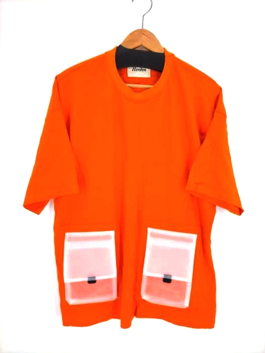 HERDEN(ハーデン) クリアポケットカラーTシャツ メンズ  L