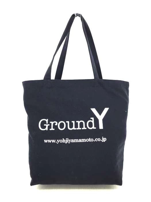 Ground Y(グラウンド ワイ) Tote Cotton Canvas Logo Tote Bag メンズ 表記無