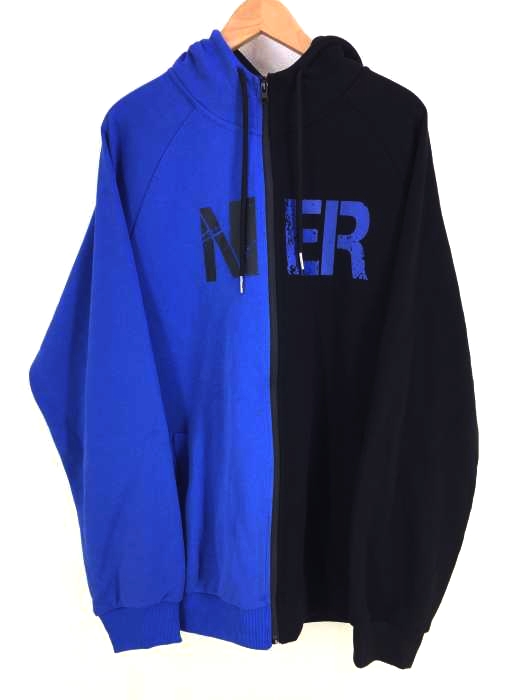 NieR CLOTHING(ニーア クロージング) バイカラージップアップパーカー メンズ  F