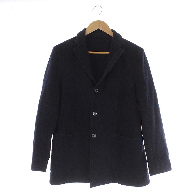DRESSTERIOR Violet Buffalo Wallows(ドレステリアヴァイオレットバッファローワロウズ) テーラードジャケット ミドル丈 シングル 3B コットン S 紺 ネイビー /CM メンズ メンズ  S
