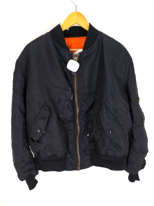 ALPHA INDUSTRIES(アルファインダストリーズ) USA製 MA-1 ボンバージャケット メンズ JPN：XL
