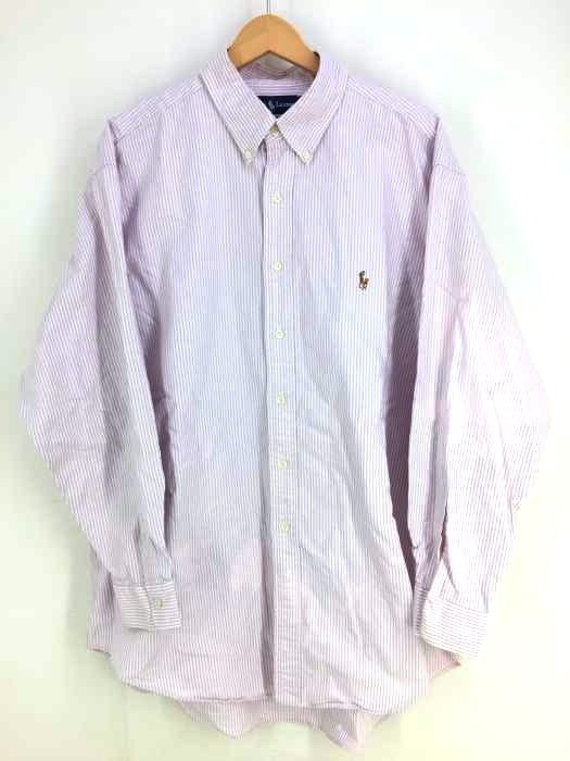 RALPH LAUREN(ラルフローレン) YARMOUTH OXFORD ストライプボタンダウンシャツ メンズ  XXL