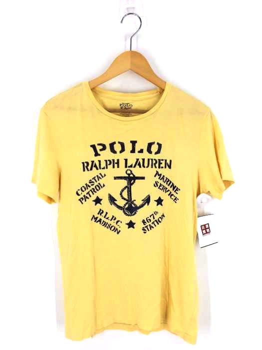 POLO RALPH LAUREN(ポロラルフローレン) 袖裾シングルステッチ 碇 クルーネックTシャツ メンズ JPN：M