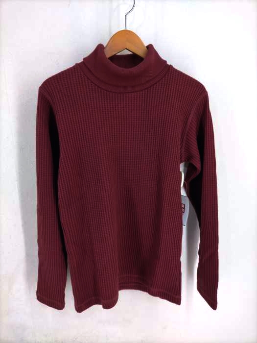 AZUL by moussy(アズールバイマウジー) ビッグワッフルタートルネックプルオーバー メンズ  S