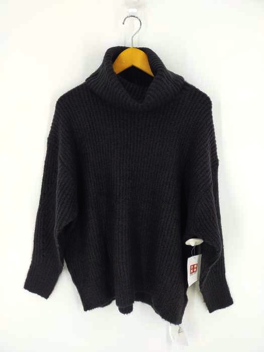 moussy(マウジー) ROLL NECK KNIT TUNIC レディース  FREE