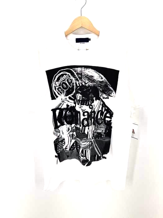 BEAMS T(ビームスティー) ×MR PORTER 別注 (un) World Shirt Tシャツ メンズ JPN：XL