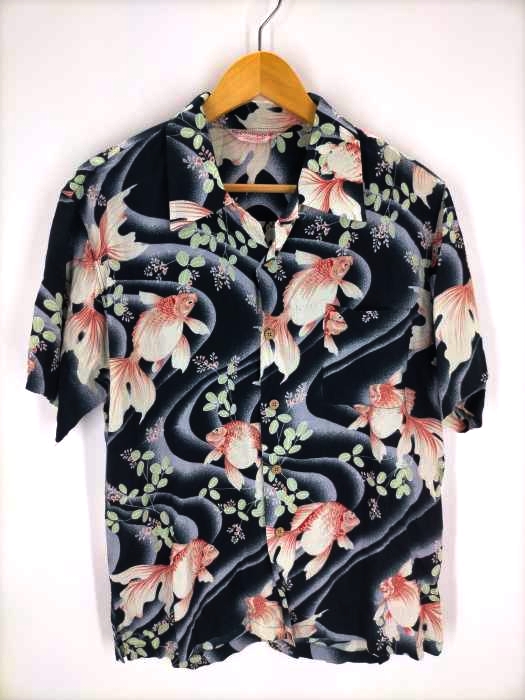 USED古着(ユーズドフルギ) honolulu 金魚柄アロハシャツ レディース JPN：XL