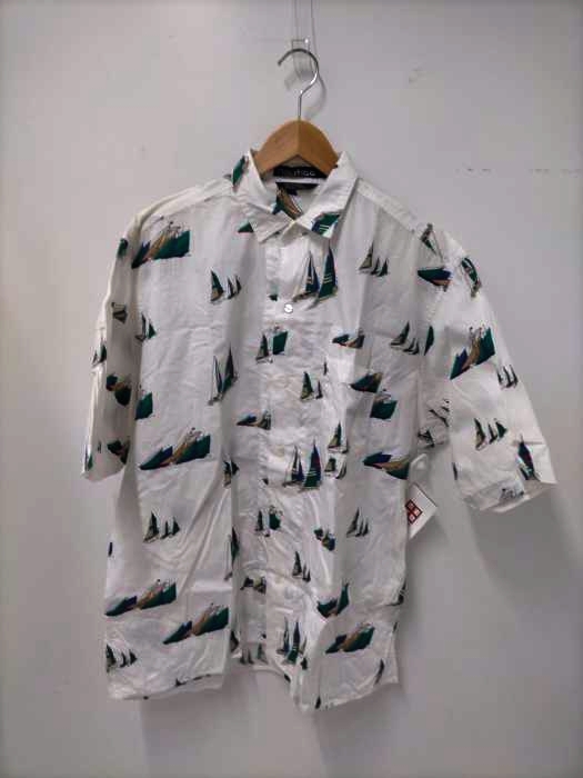 NAUTICA(ノーティカ) 90S ヨット柄 ボックスシャツ メンズ import：L