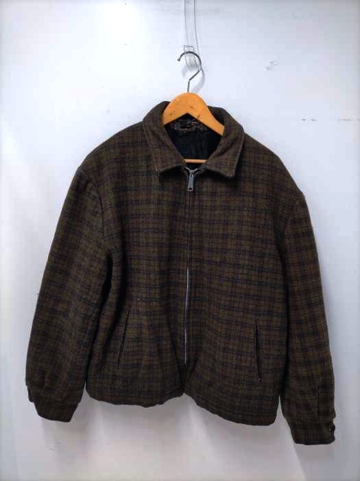 USED古着(ユーズドフルギ) 60S デカ五角形ジップ TALON ウールスポーツジャケット メンズ  44