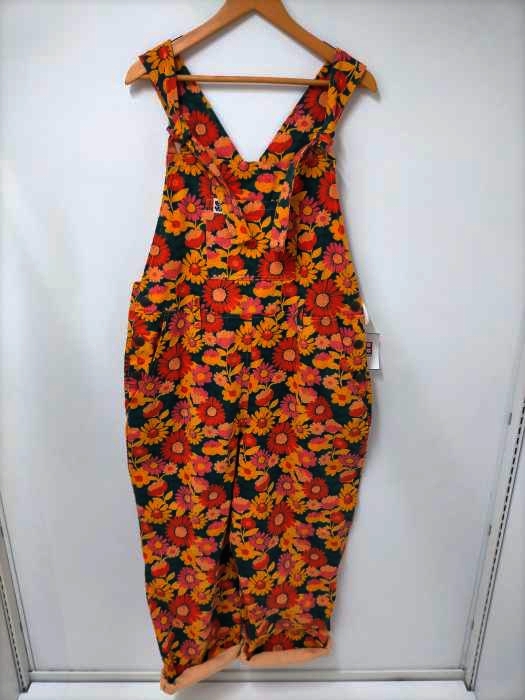 USED古着(ユーズドフルギ) {{LUCY&YAK}} 花柄オーバーオール レディース  UK16L US12L