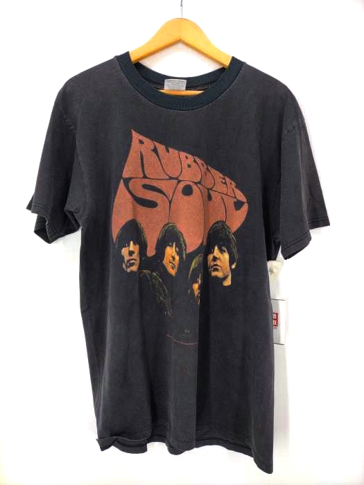 USED古着(ユーズドフルギ) 90s カナダ製 GILDAN HEAVYWEIGHT 刺しゅうタグ RUBBER SOUL BEATLES コピーライト1996 Tシャツ メンズ import：L