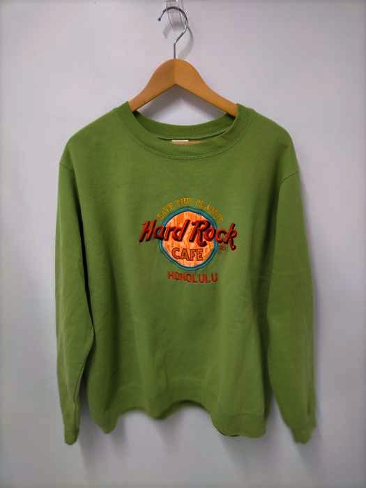 ユーズドフルギ USED古着 {{Gildan}} Hard Rock CAFE HONOLULU フロントロゴスウェット メンズ  XL