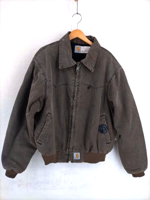 カーハート Carhartt 裏地フリース ウエスタンヨーク サンタフェジャケット メンズ JPN：XL