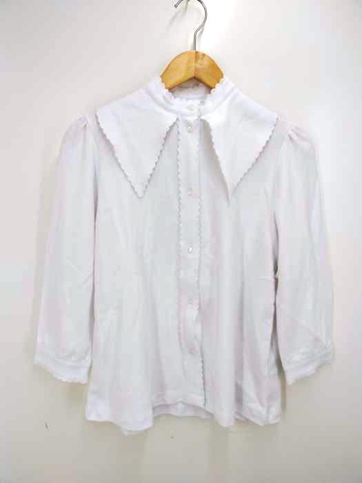 ユーズドフルギ USED古着 {{molli}} CHEMISIER ALARGE COL FESTONNE レディース  S