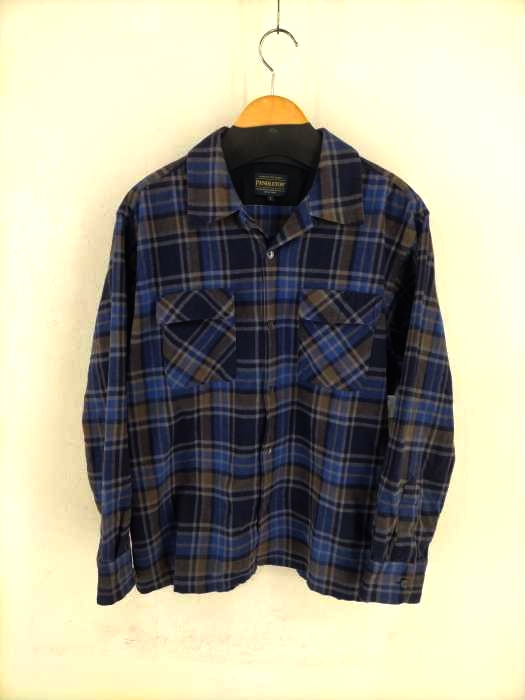 ペンドルトン PENDLETON ループボタン ネルシャツ メンズ JPN：L