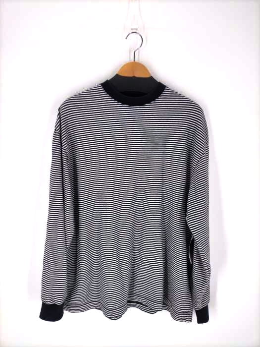 スティーブンアラン Steven Alan 21AW SLOW TWST BORDER LONG SLEEVE TEE/カットソー メンズ  L