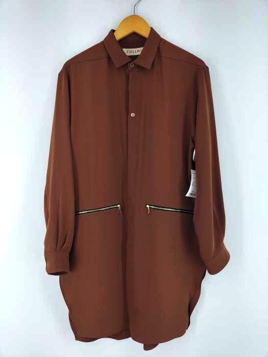 クルニ CULLNI エステル ロングシャツ メンズ  2