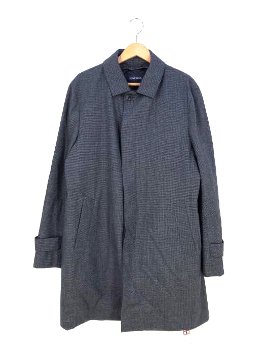 ニューヨーカー NEWYORKER Thermore キルティングライナー付き 千鳥柄ステンカラーコート メンズ  LL