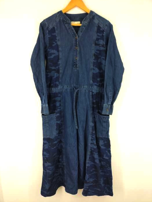 アヴィレックス AVIREX カモ モチーフ ワンピース/CAMO MOTIF ONEPIECE レディース FREE