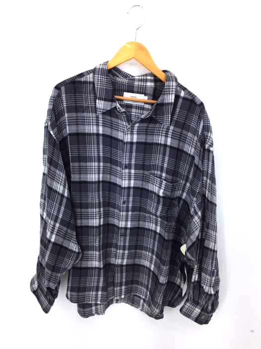 Graphpaper(グラフペーパー) 20AW Tencel Check Regular Collar Graphpaper(グラフペーパー) 20AW Tencel Check Regular Collar